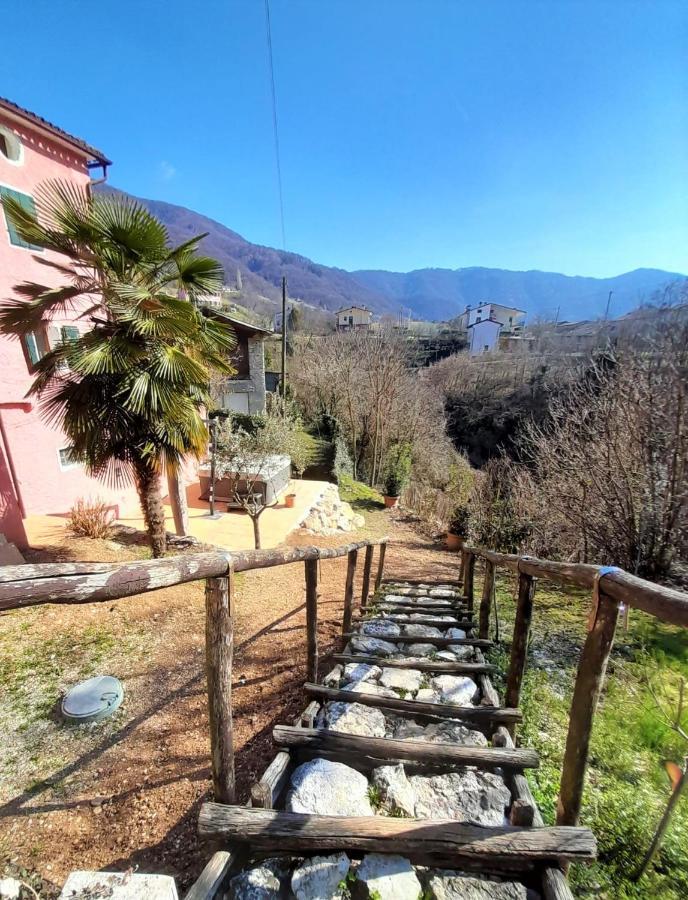 La Casa Rosa Di Segusino With Spa Jacuzzi In Garden Sequsino Exterior foto