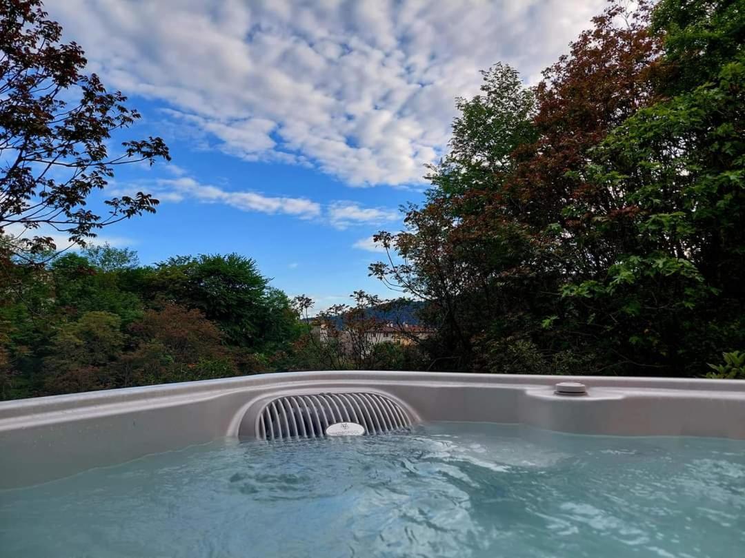 La Casa Rosa Di Segusino With Spa Jacuzzi In Garden Sequsino Exterior foto