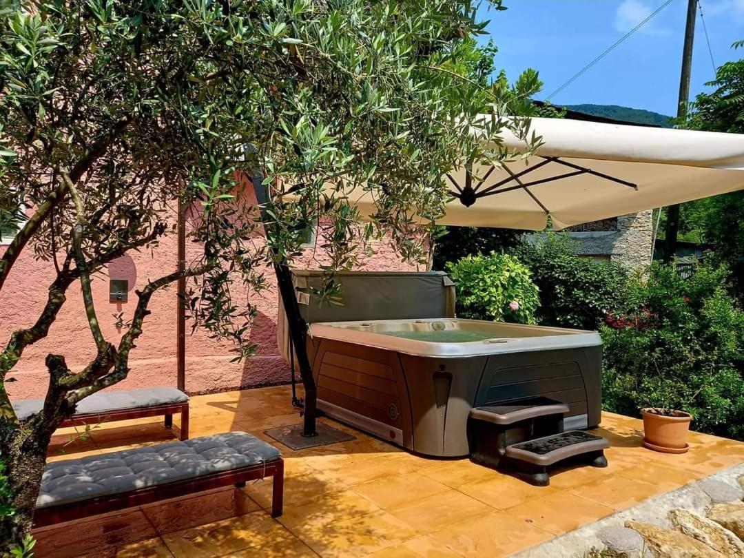 La Casa Rosa Di Segusino With Spa Jacuzzi In Garden Sequsino Exterior foto
