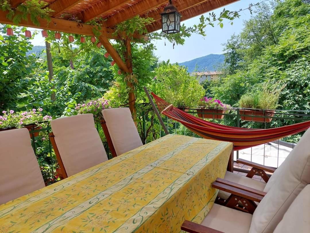 La Casa Rosa Di Segusino With Spa Jacuzzi In Garden Sequsino Exterior foto